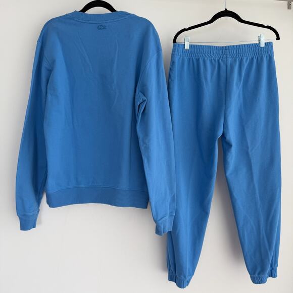 Stranger Things x Lacoste Sweatsuit Mens 4 Medium Blue Sweatshirt Joggers Set - Picture 7 of 15